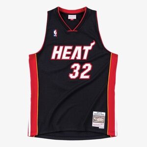 Mitchell and Ness Shaquille O'Neal Miami Heat Swingman Jersey Black Medium NEW